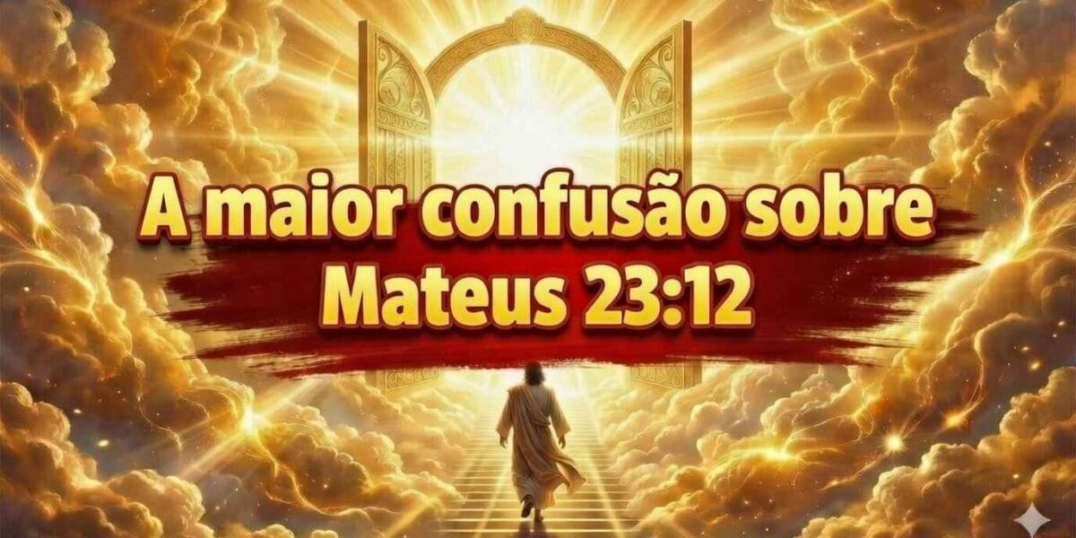 A maior confusão sobre Mateus 23:12