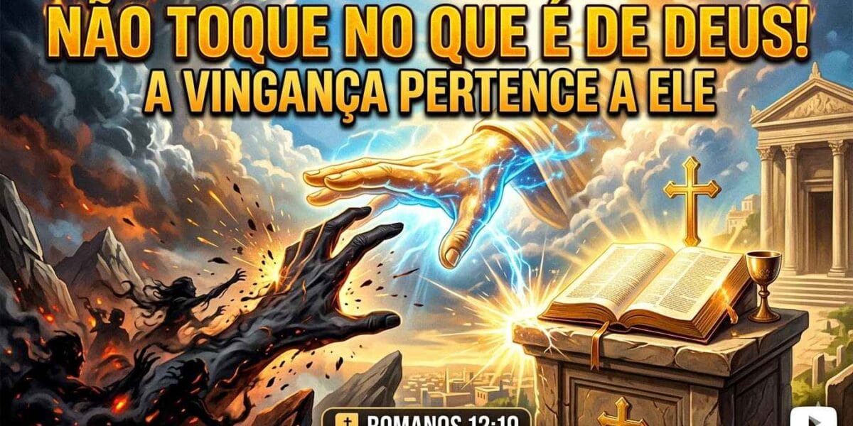 Não toque no que é de Deus, a vingança pertence a Ele. – Carlos Belchior Júnior