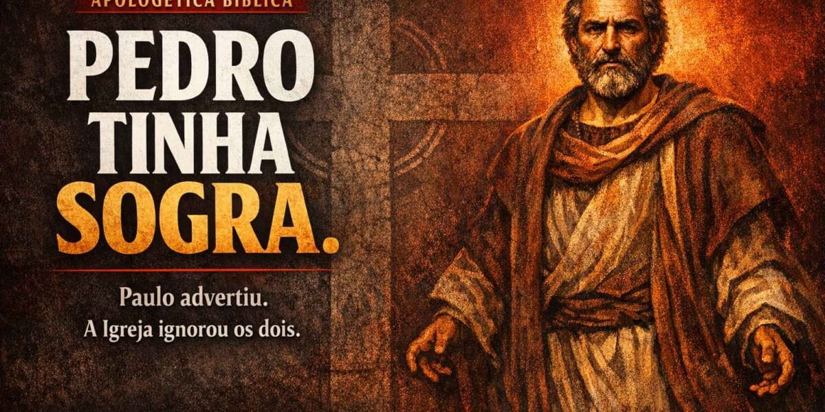 Pedro tinha sogra. Paulo advertiu. A Igreja ignorou os dois.