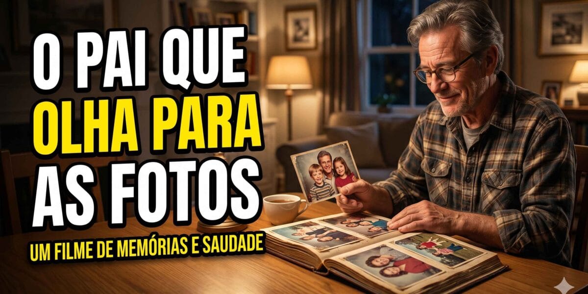 O Pai que Olha para as Fotos.