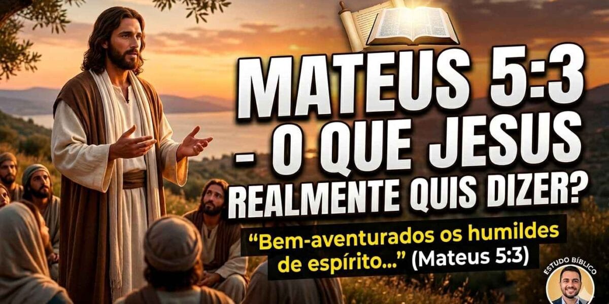 Mateus 5:3 Explicado: O Que Significa “Pobres de Espírito”?