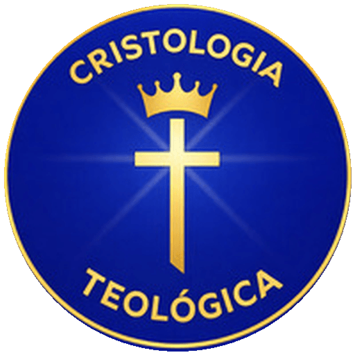 Logo circular da Cristologia Teológica com cruz e coroa