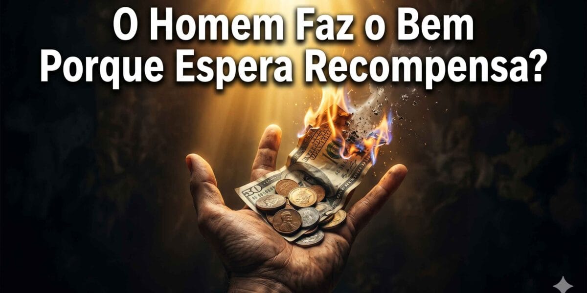 O homem faz o bem porque espera recompensa?