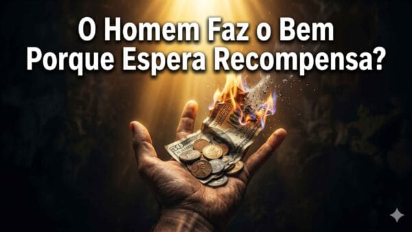 O homem faz o bem porque espera recompensa?