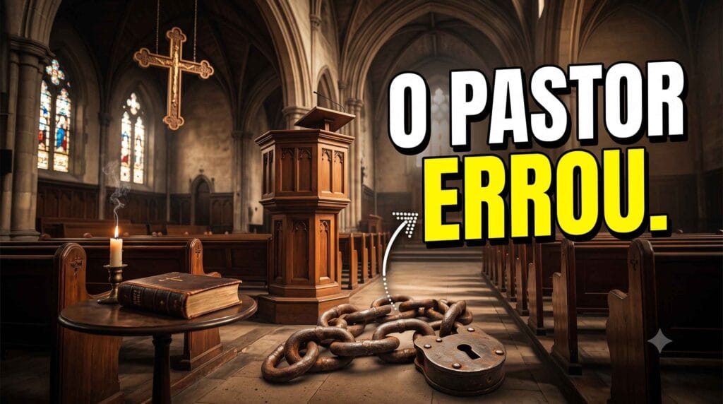 O pastor errou