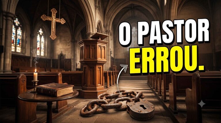 O pastor errou